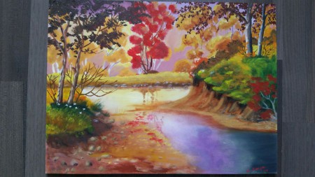 1e bild in öl von maike